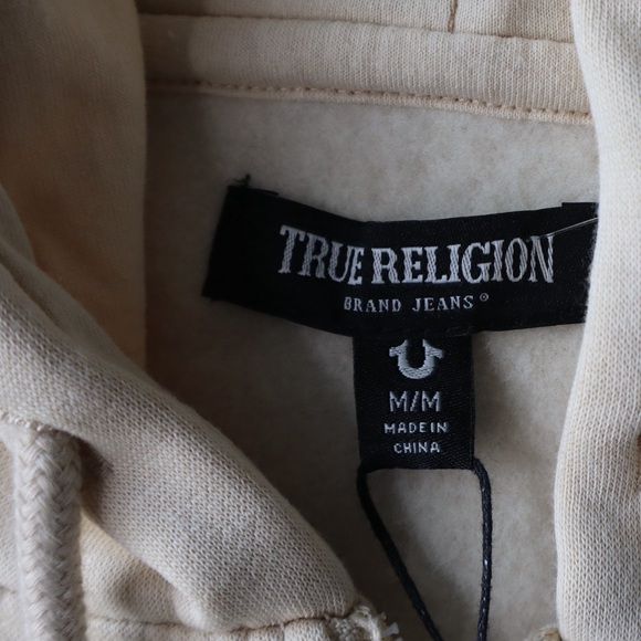 Beige true religion zip up jacket - Picture 3 of 7